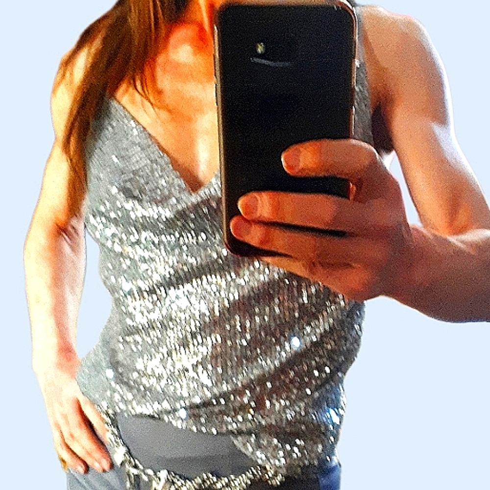 Zara sequin camisole